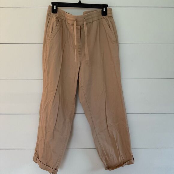 Talbots Pants - Talbots Women’s Large Tan Drawstring Jogger Pants Work Career Office Core Casual